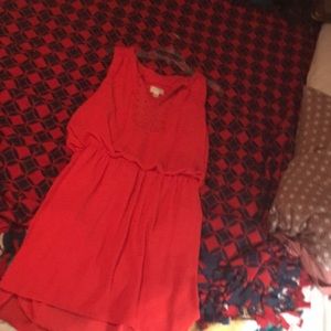 Bisou Bisou coral dress!